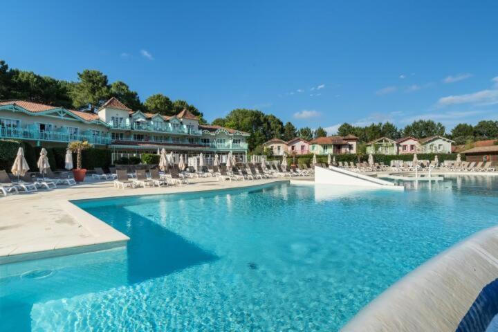 Appartement Sur Golf Avec Piscine Chauffee A Lacanau-Ocean Dış mekan fotoğraf